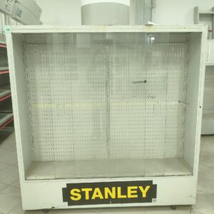 Vitrina Stanley con Frente de Vidrio y Fondo Perforado